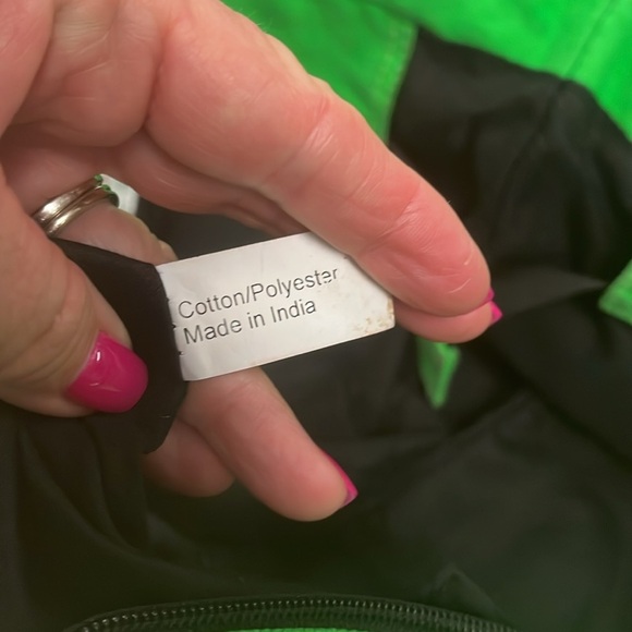 Big Buddha Multicolor Patterned beaded Tote zipper Bag preowned - Picture 10 of 14